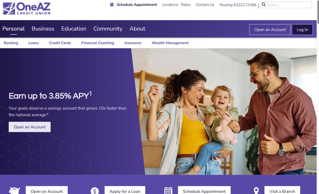 OneAZ Credit Union – oneaz.com