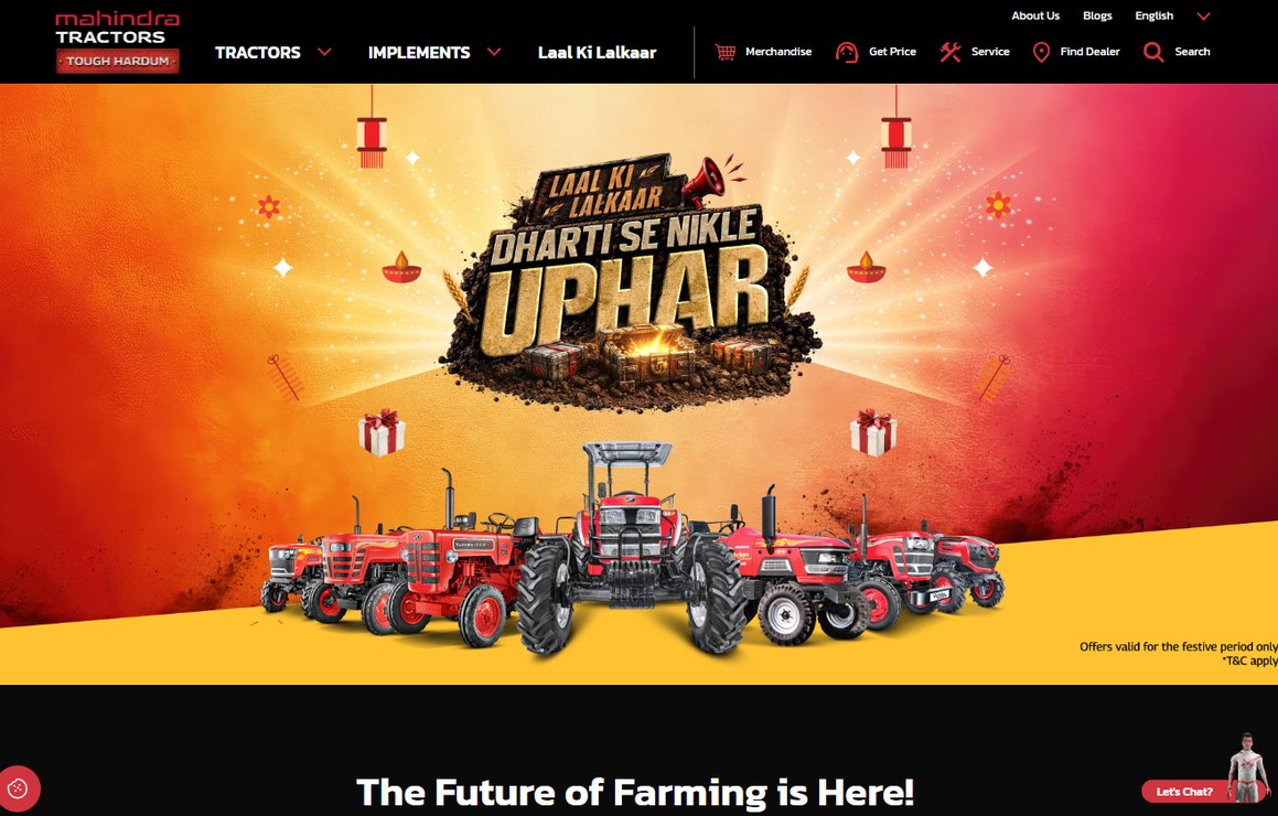 Mahindra – mahindratractor.com