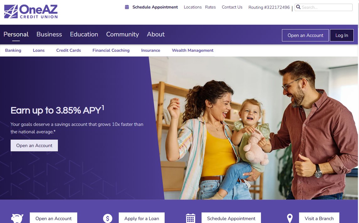 OneAZ Credit Union – oneaz.com