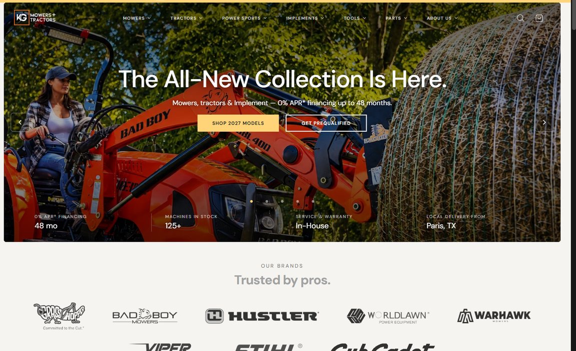 K and G Mowers – kgmowers.com