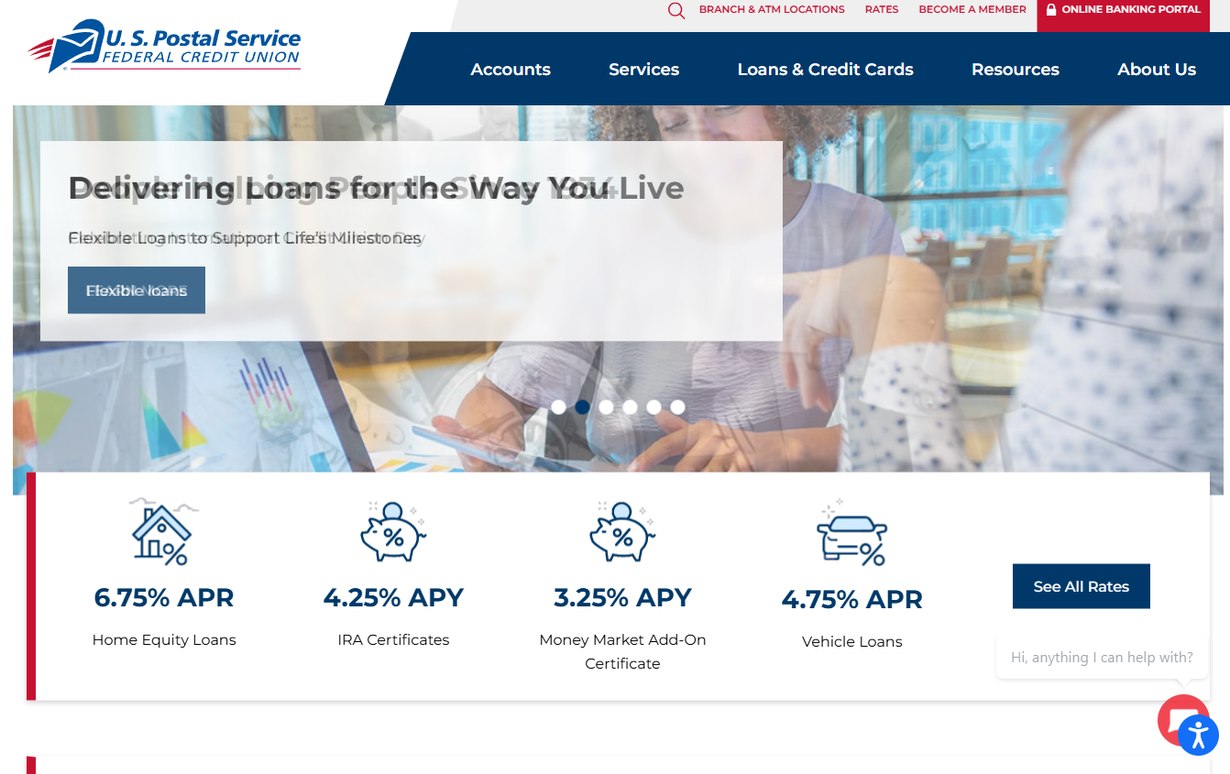 USPS Federal Credit Union – uspsfcu.org