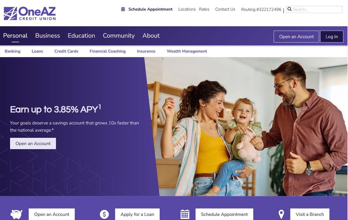 OneAZ Credit Union – oneaz.com