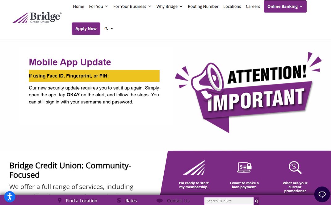 Bridge Credit Union – bridgecu.com